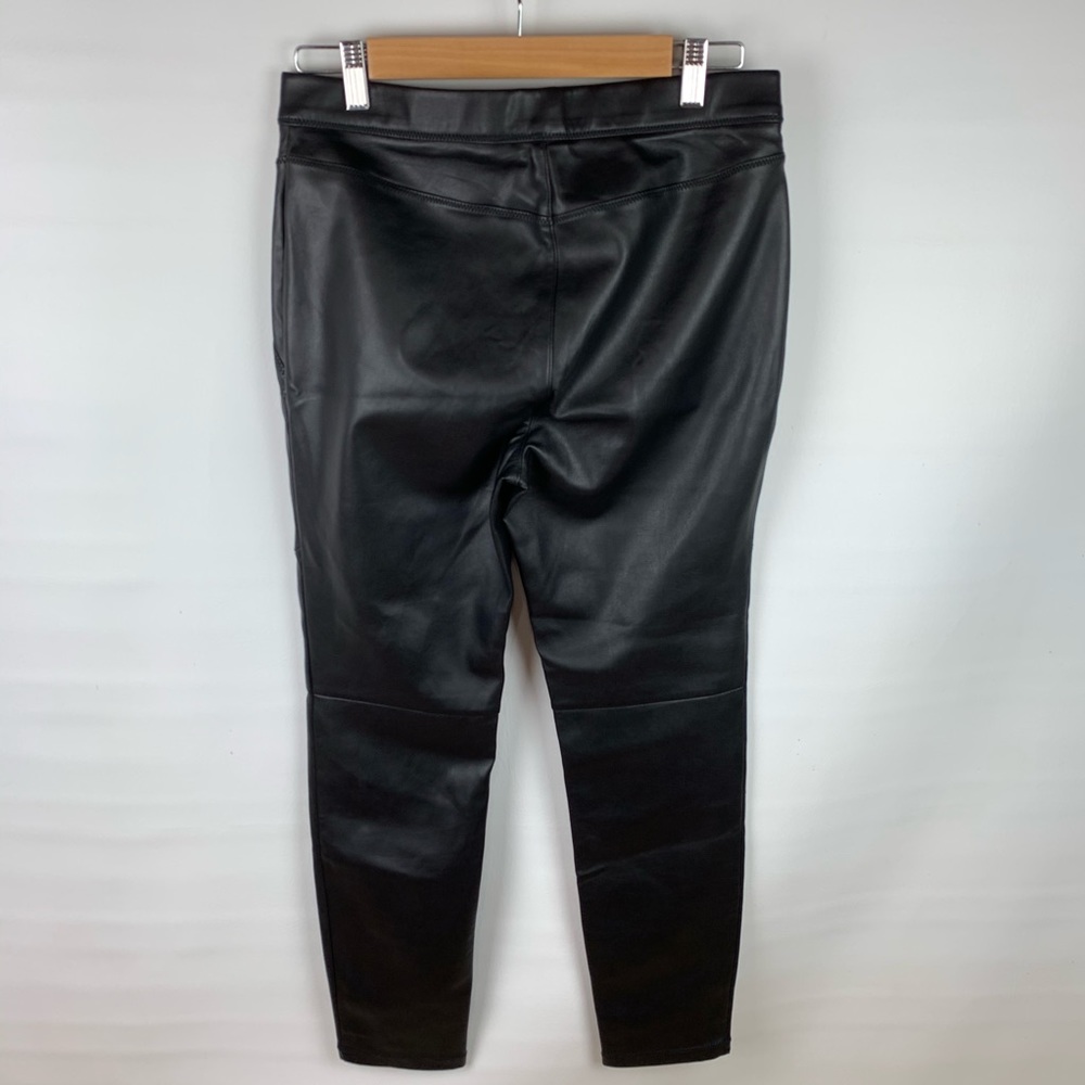 Free People Moto Black Vegan Leather Leggings - Picture 10 of 15
